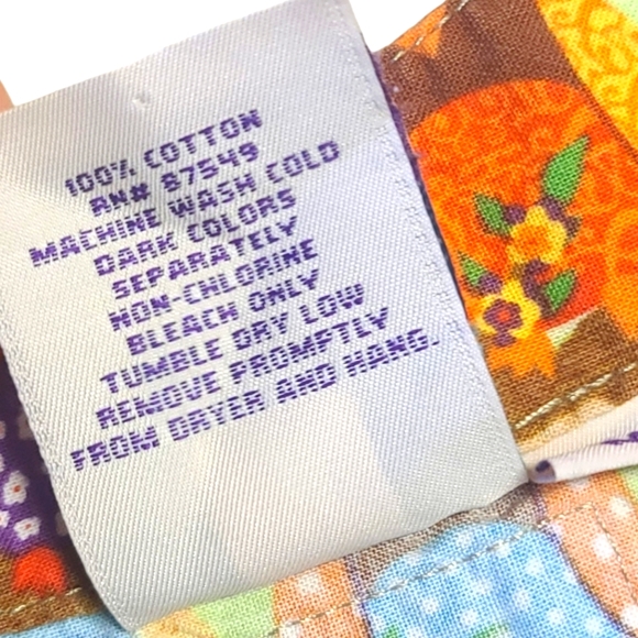 S.C.R.U.B.S. Women's Long Sleeve Button Up Owl Print Scrubs Top Size Medium - Picture 13 of 15